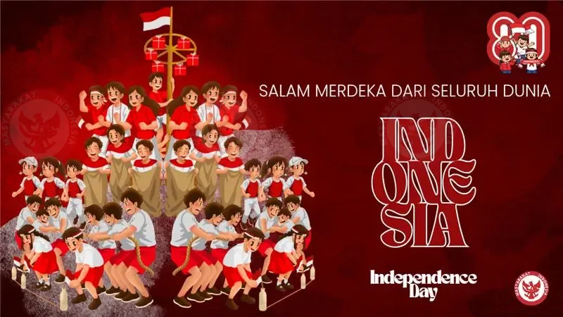 🇮🇩 Feier des 80. Unabhängigkeitstages Indonesiens: Indonesische Diaspora weltweit schließt sich den Festlichkeiten an